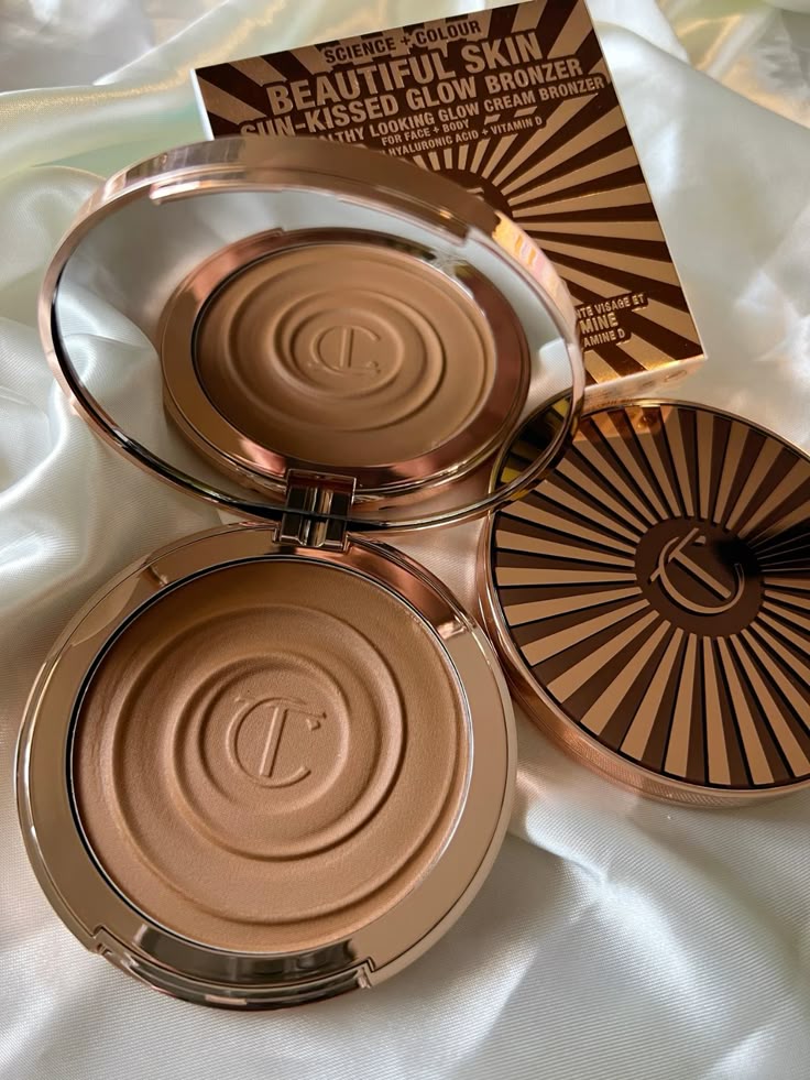 Chanel bronzer compact with a natural matte finish