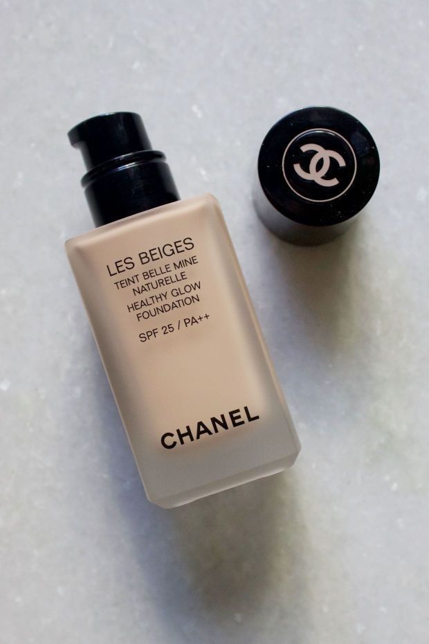 Chanel foundation bottle with a natural glowing finish